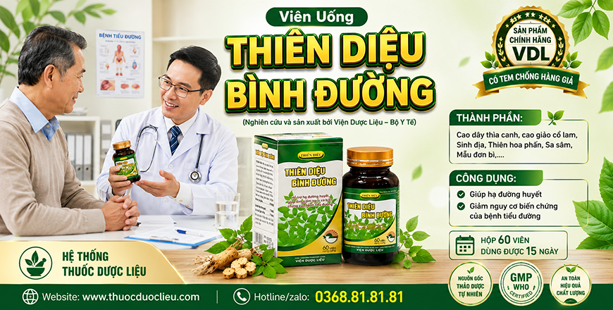 Thiên Diệu Bình Đường giúp làm giảm nguy cơ biến chứng tiểu đường